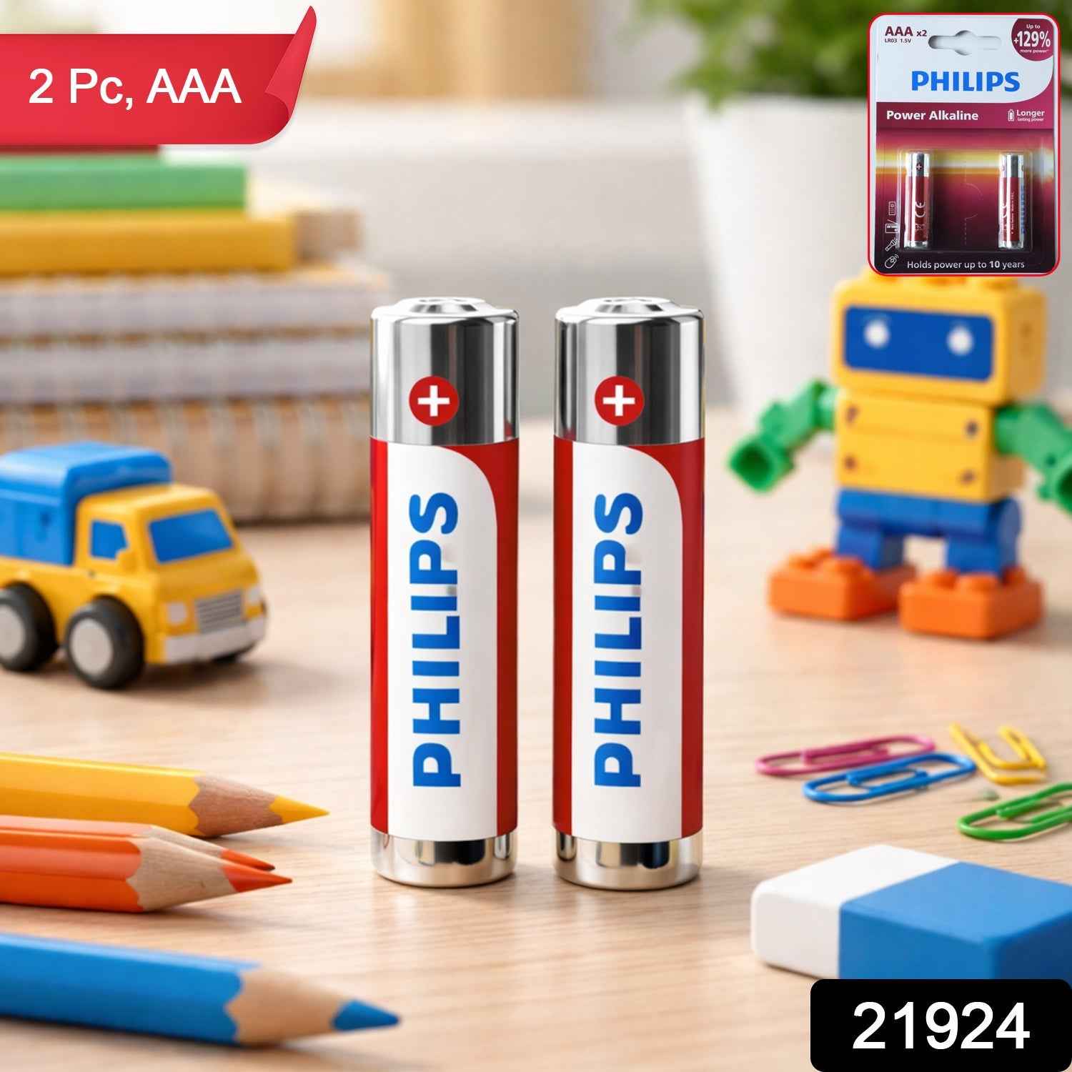 AAA Power Alkaline Batteries – Long Lasting Performance Pack of 2