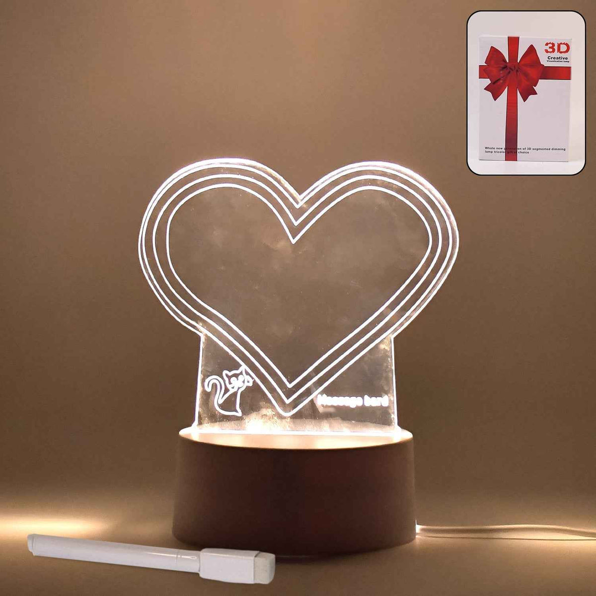 Visualization Lamp 3D Acrylic – Creative Desk Night Light