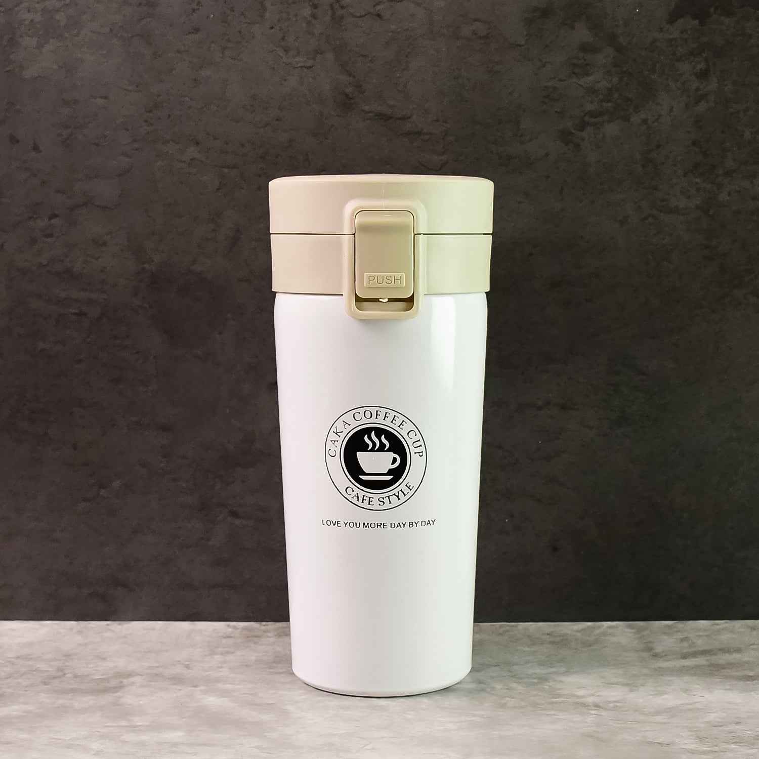 Vacuum Insulated Coffee Flask – 400ML Stainless Steel Travel Mug