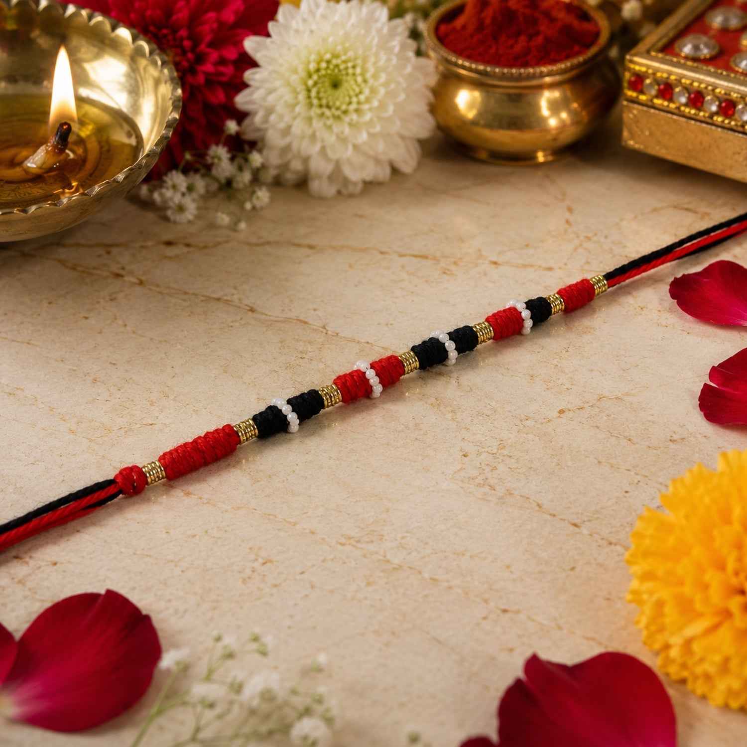 Rakhi Ð Traditional Beaded Thread for Raksha Bandhan