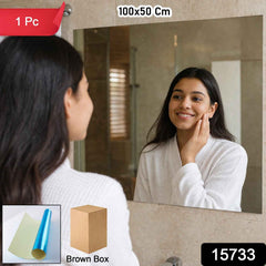 Self Adhesive Wall Mirror Sheet – Unbreakable & Easy to Install