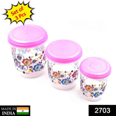 Plastic Storage Container Set – 3 Pc Home & Office | Storenzo
