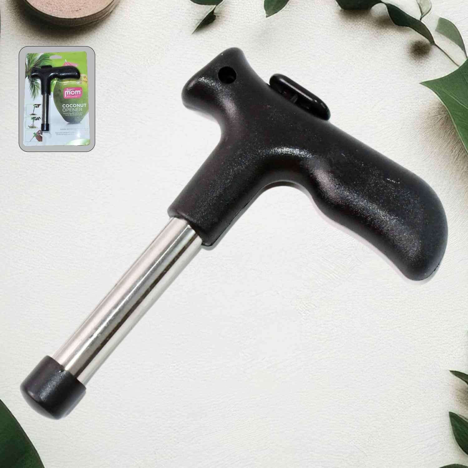 Coconut Opener Tool – Ergonomic Handle for Safe Coconut Cutting