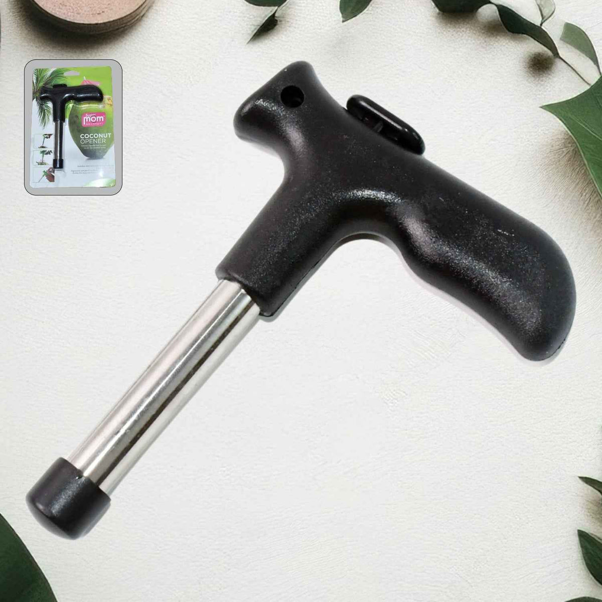 Coconut Opener Tool – Ergonomic Handle for Safe Coconut Cutting