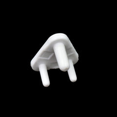 Pack of 100 Velva Baby safety socket covers for childproofing home.