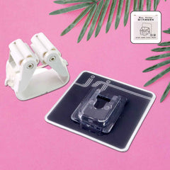 Wall Mounted Mop & Broom Holder – No-Drill Adhesive | GlimmerHome