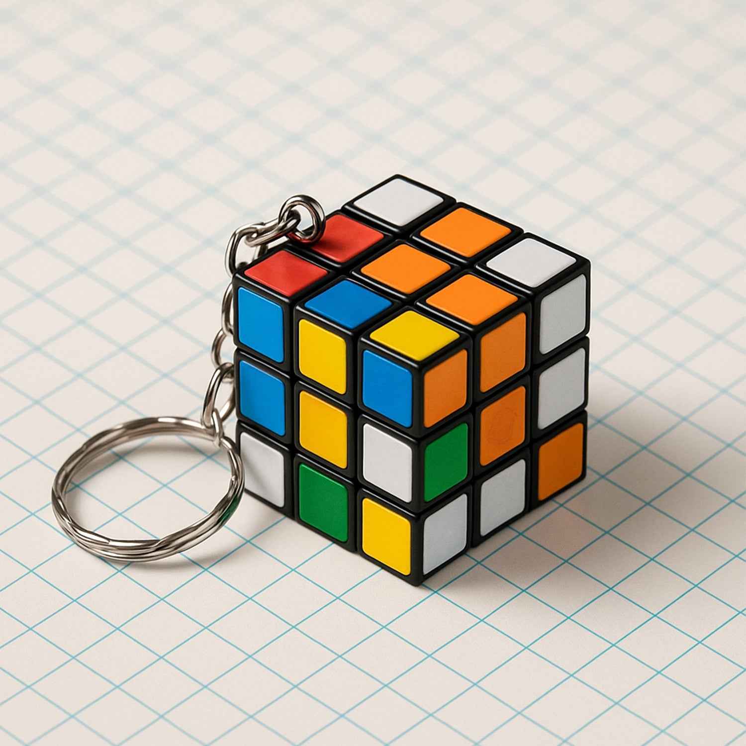 Mini Magic Cube Puzzle – Brain Game Keychain | Boardoria