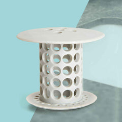 Universal silicone tub drain hair catcher preventing clogs