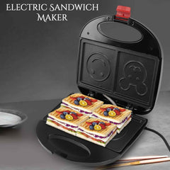 Electric Sandwich Maker – 750W Non-Stick Panini Grill | FirePot
