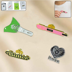 Metal Badge Pin – Stylish Single Piece with Random Design