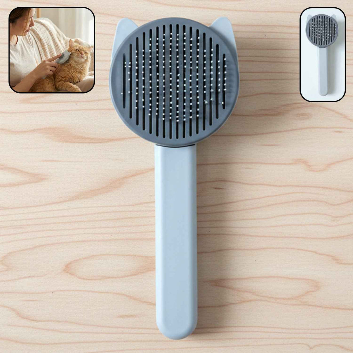 Pet Hair Removal Needle Comb – Gentle Deshedding for Dogs & Cats