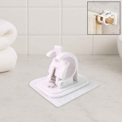 Self Adhesive Curtain Rod Hooks – Strong Load & No Drill Needed