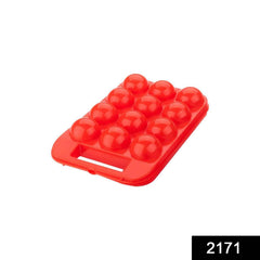 Plastic Egg Carrier – 12 Egg Storage Box for Fridge & Travel | Organivo