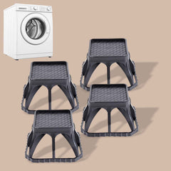 Washing Machine Stand – Durable Plastic 4 Pcs Set | Indo Glow