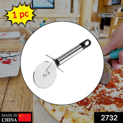 Stainless Steel Pizza Cutter – Sharp Wheel Slicer | Quickslice