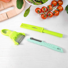 Kitchen Vegetable Peelers Ð 3 Piece Set with Non-slip Handles