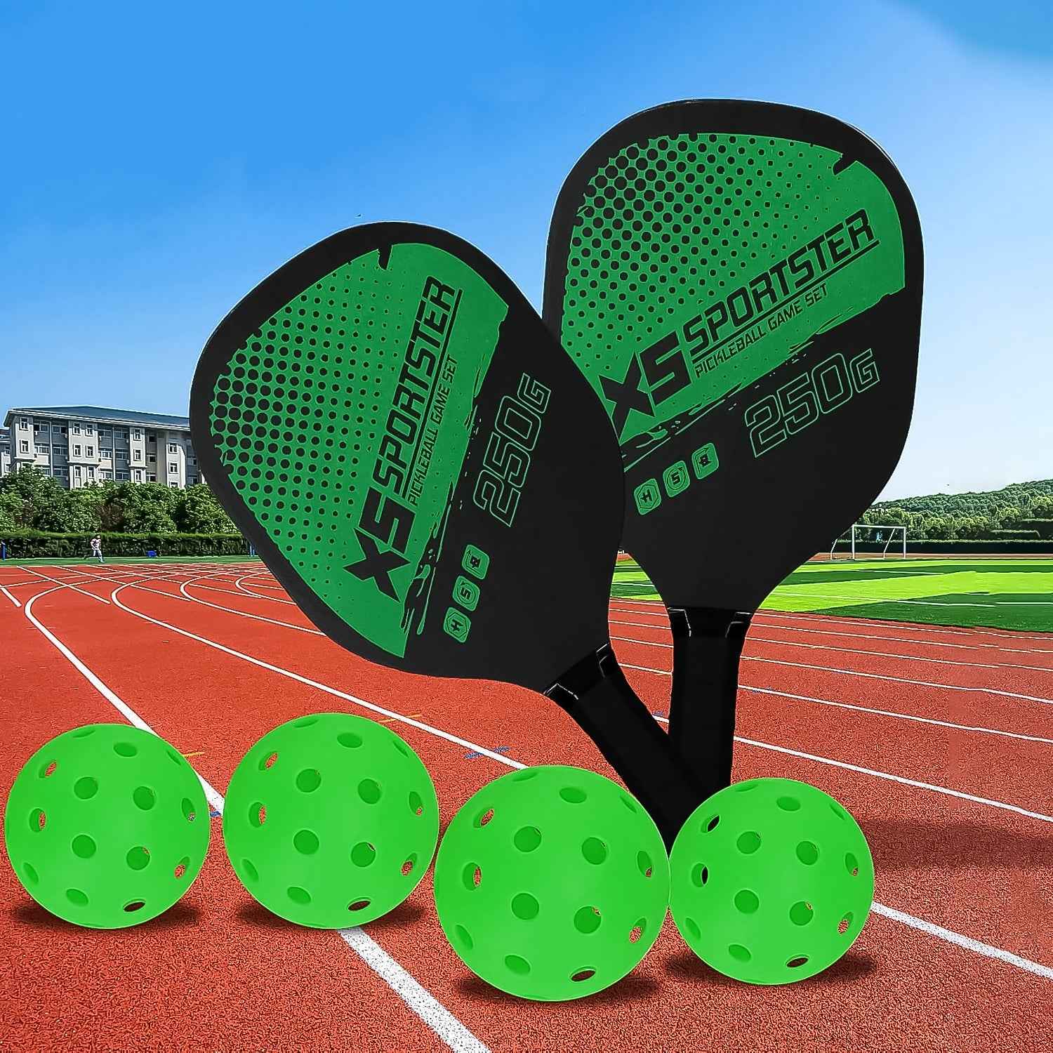 Pickleball Paddle Set – Lightweight 250g Outdoor Game Kit