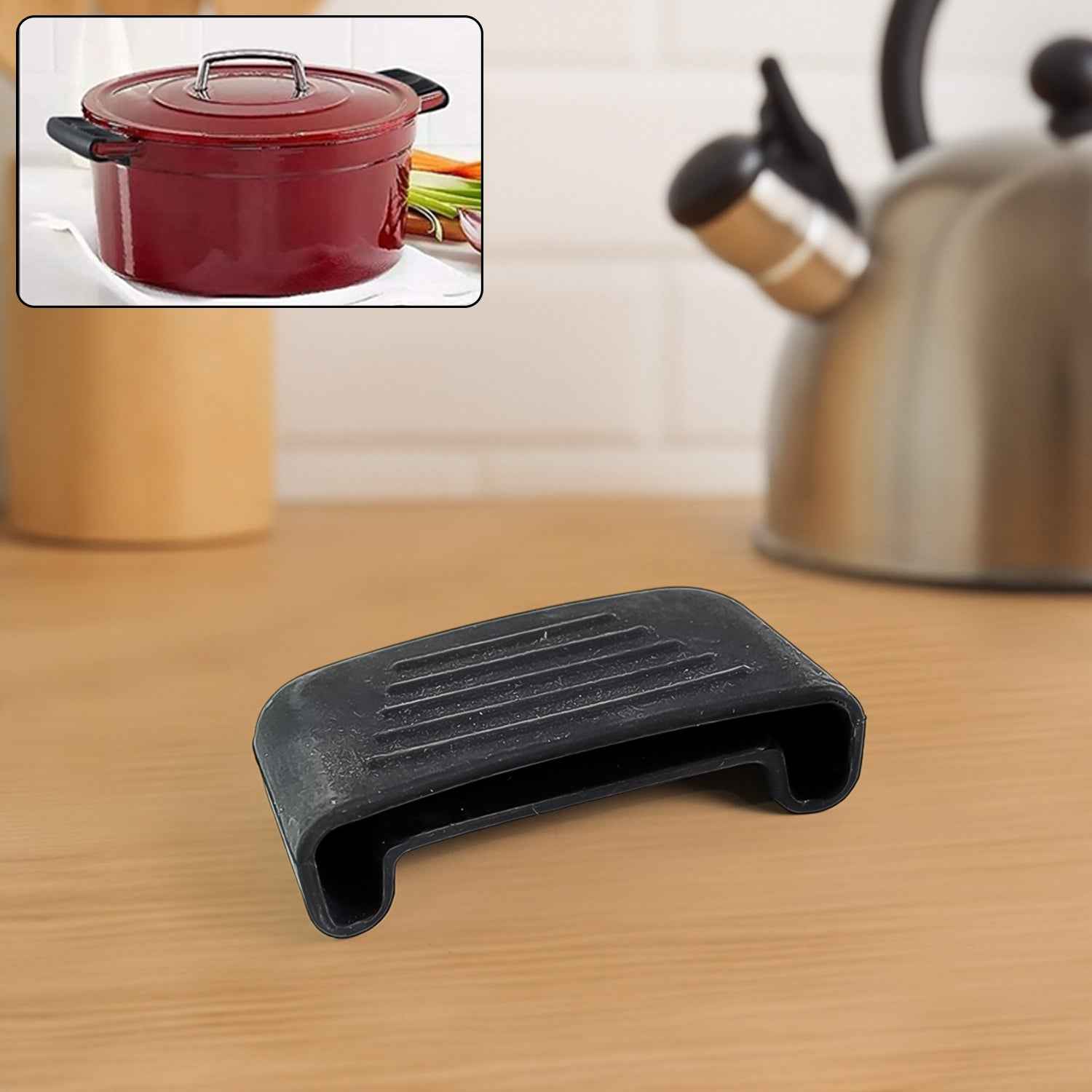 Silicone Pot Handle Cover – Heat Resistant Non-Slip Grip Sleeve