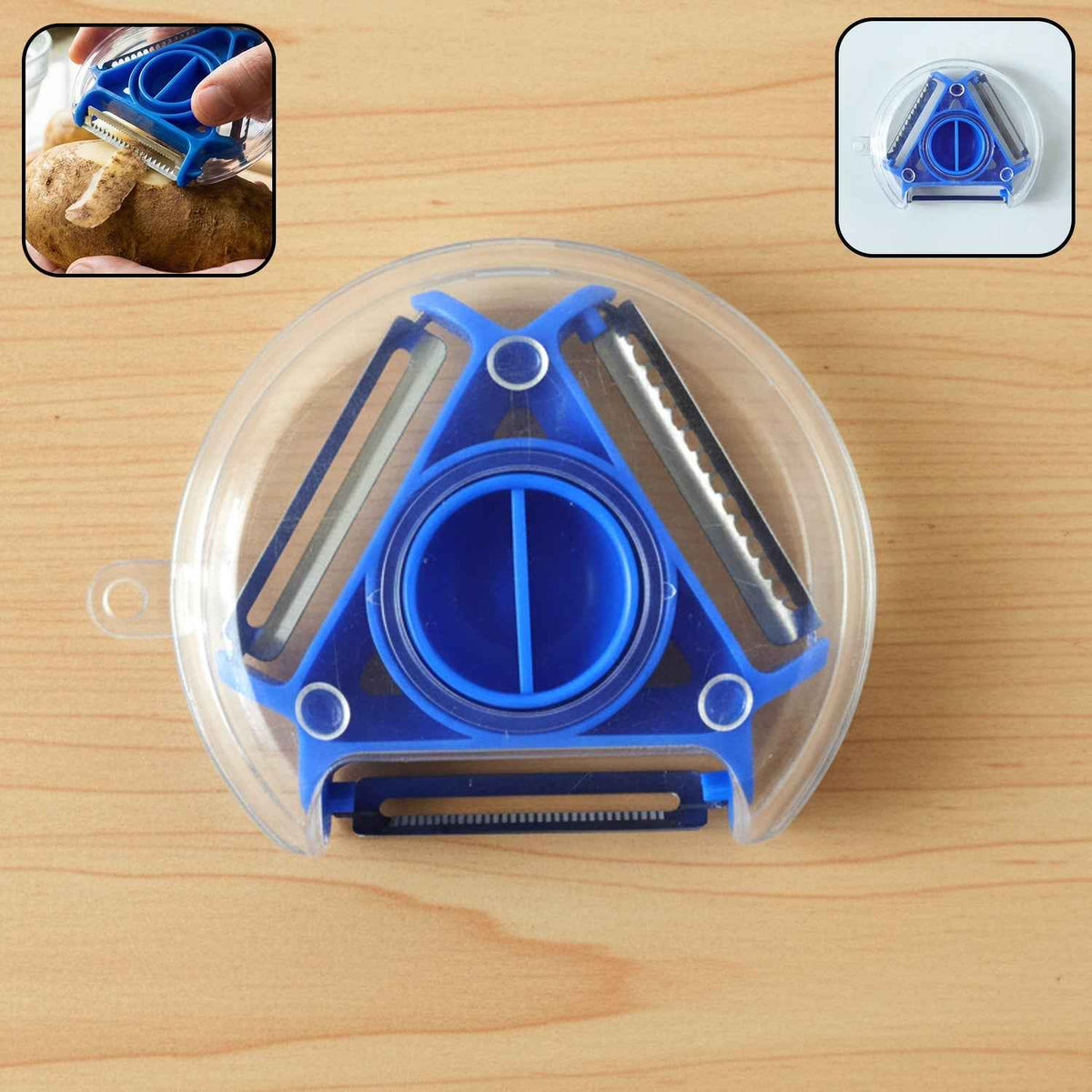 Kitchen Peeler 3-in-1 – Versatile Peeling, Slicing & Julienne Cutter