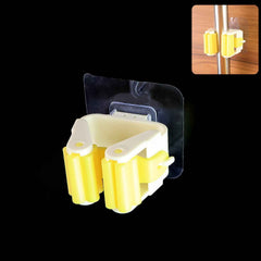Self-Adhesive Mop Holder – Wall Mount Broom Organizer | Storenzo