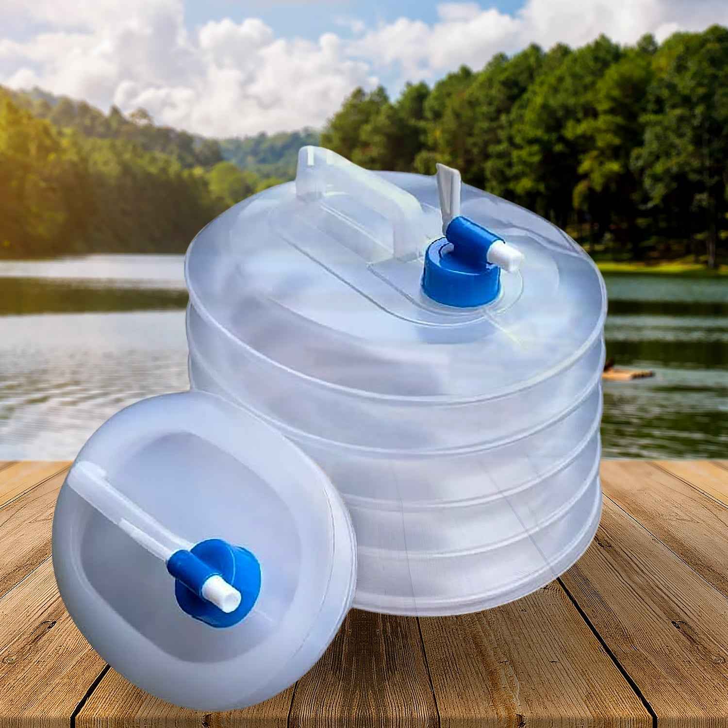 Collapsible Water Container 5L – Portable & BPA-Free | FitFuzion