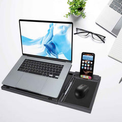 Foldable Laptop Stand – Ergonomic & Portable for Desks | Desk Crew
