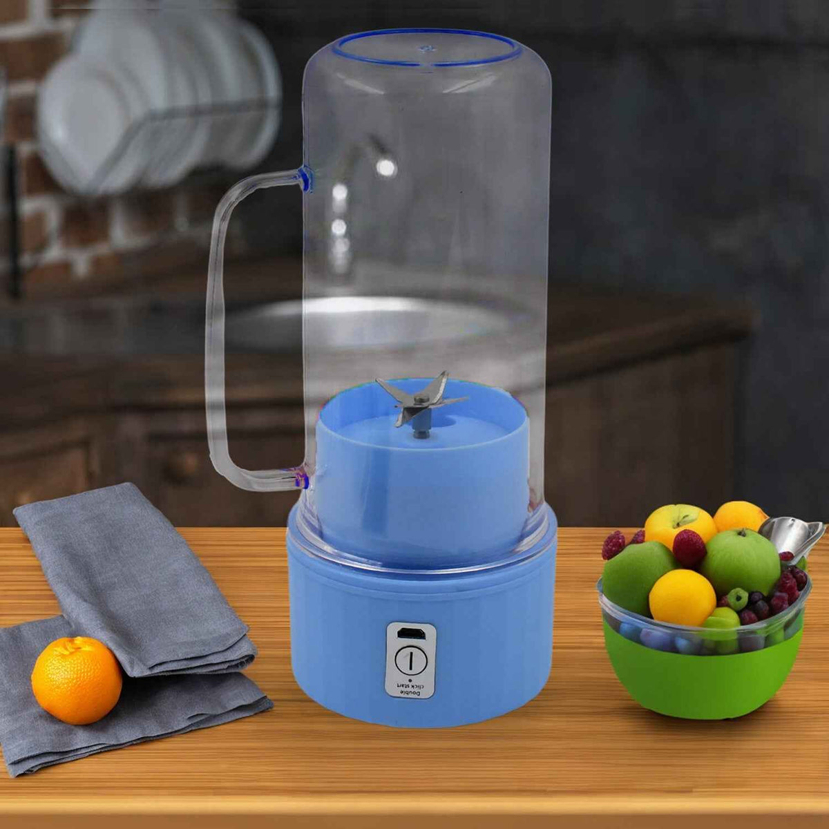 Portable Electric Juicer – USB Rechargeable Blender 500ml | Indo Glow