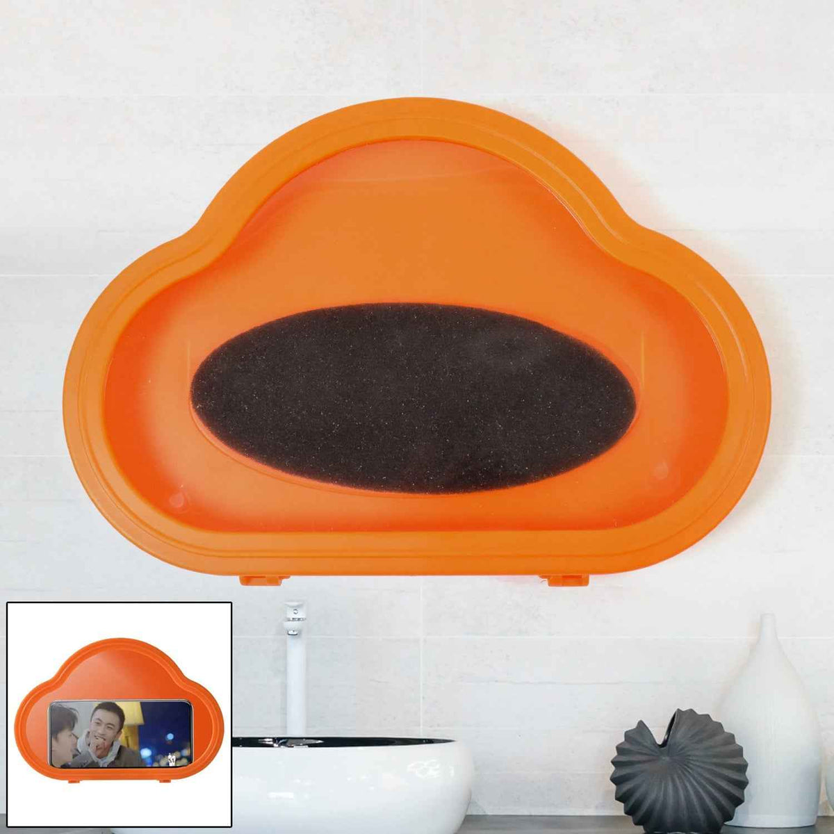 Waterproof Mobile Stand – 360° Rotating Shower Case | PHOBIA