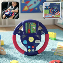 Musical Steering Wheel Toy – Interactive Sound & Light for Toddlers