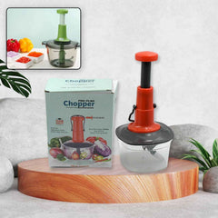 Manual Food Chopper – 650ml, 3 SS Blades, Anti-Slip | Quickslice