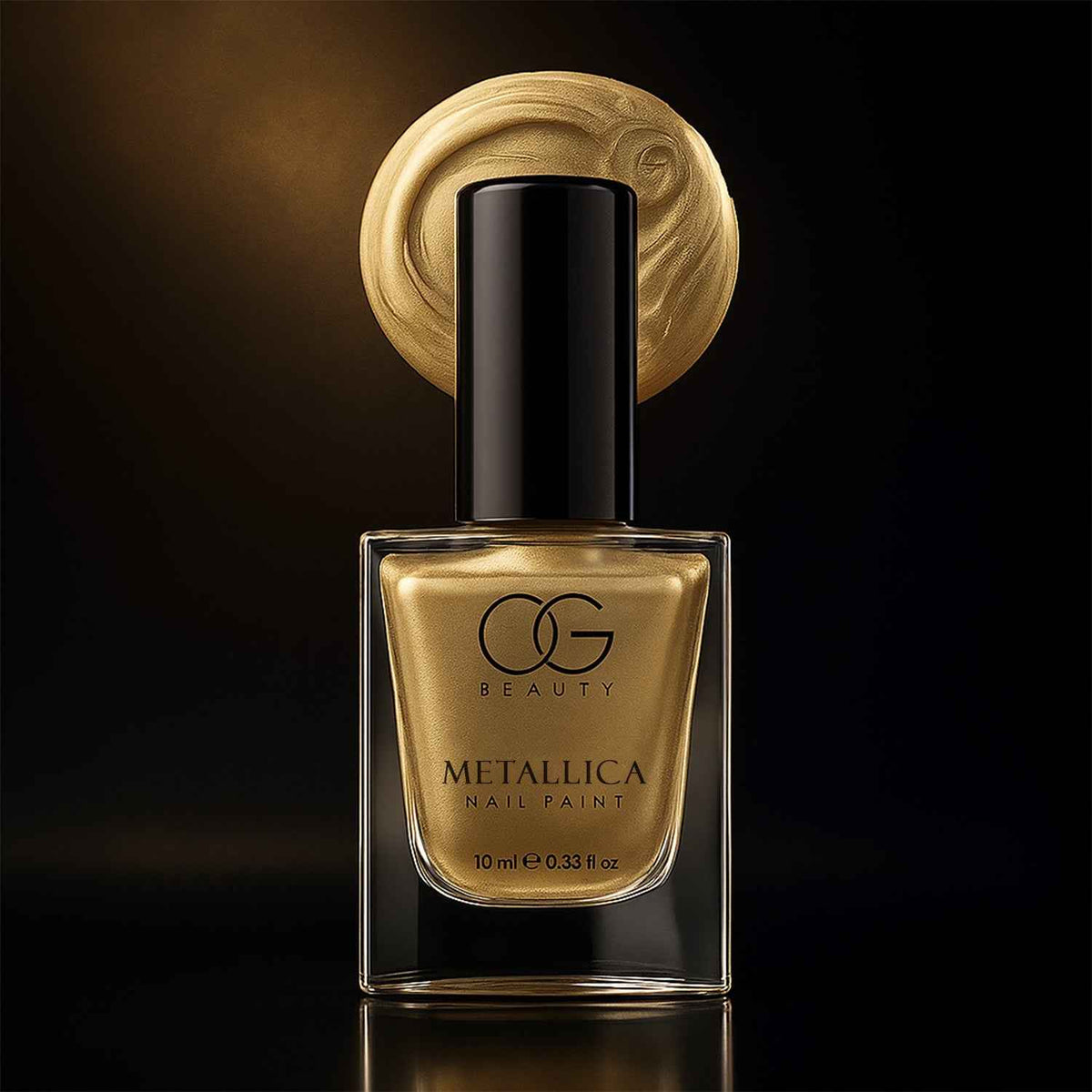 Canvas Gold Metallic Nail Polish – High-Shine, Long-Lasting 10 ML