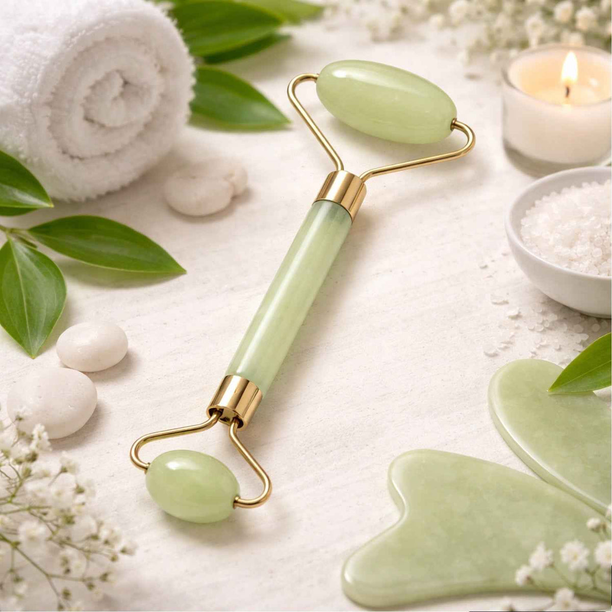 Double Head Face Roller – Puffiness Relief & Skin Rejuvenation