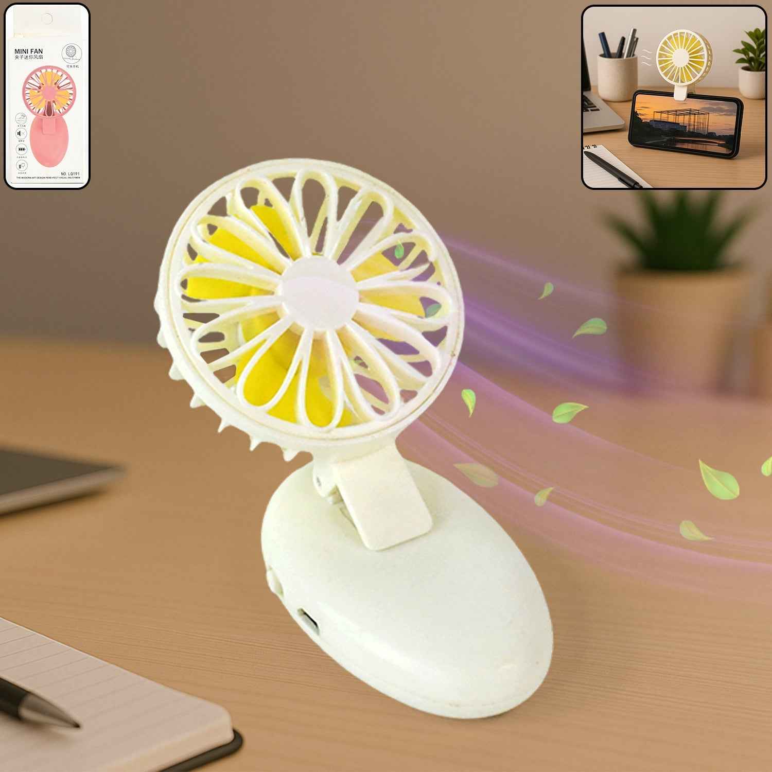 Mini USB Handheld Fan – Portable & Rechargeable Cooling | VoltDesk