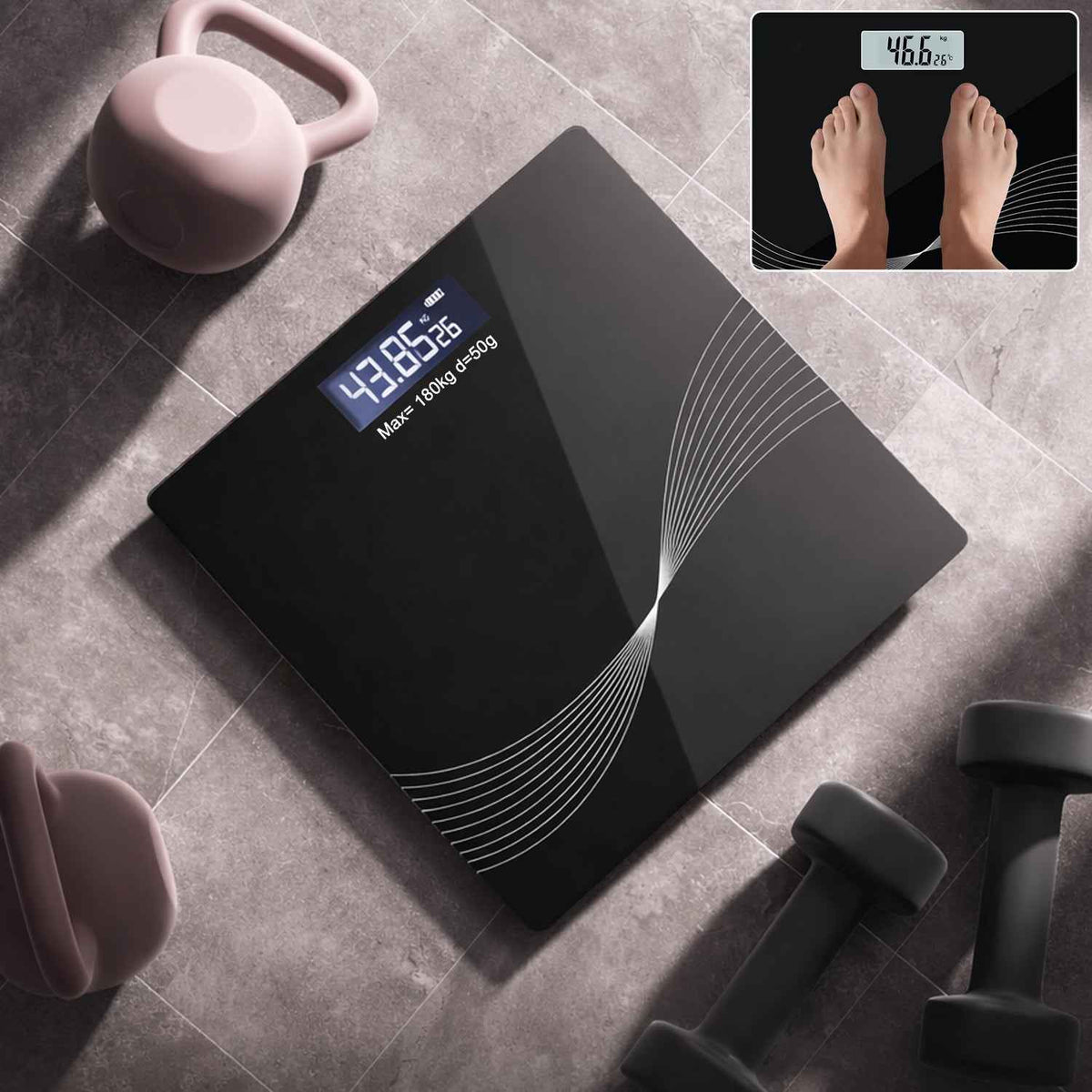 Digital Personal Weight Scale – Slim & High-Precision for Accurate Tracking