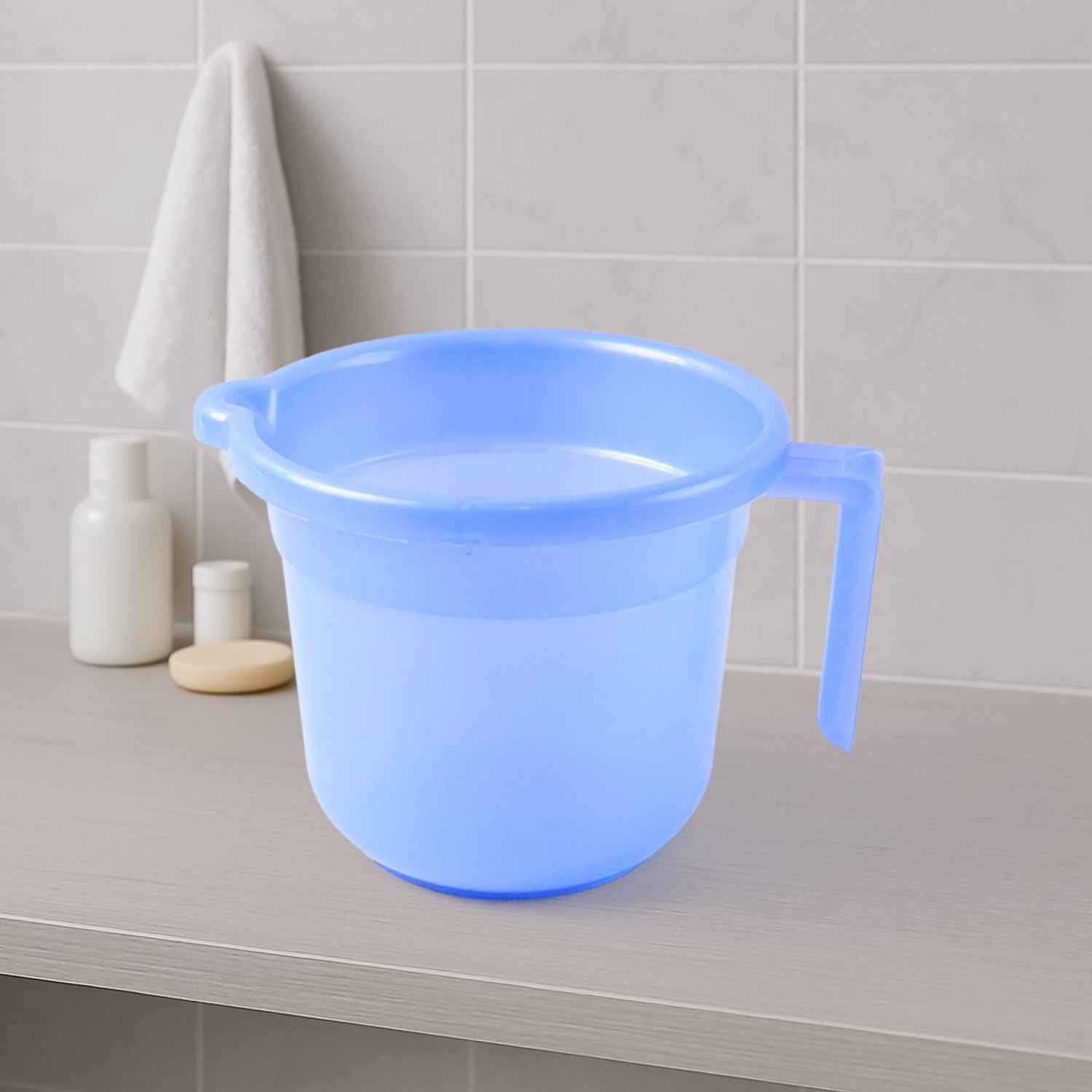 Unbreakable Plastic Bath Mug 1000ML with Ergonomic Handle