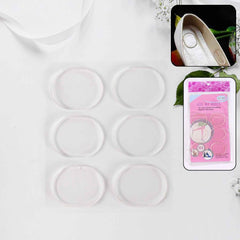 FitFuzion silicone shoe insoles heel pads set for cushioning and comfort