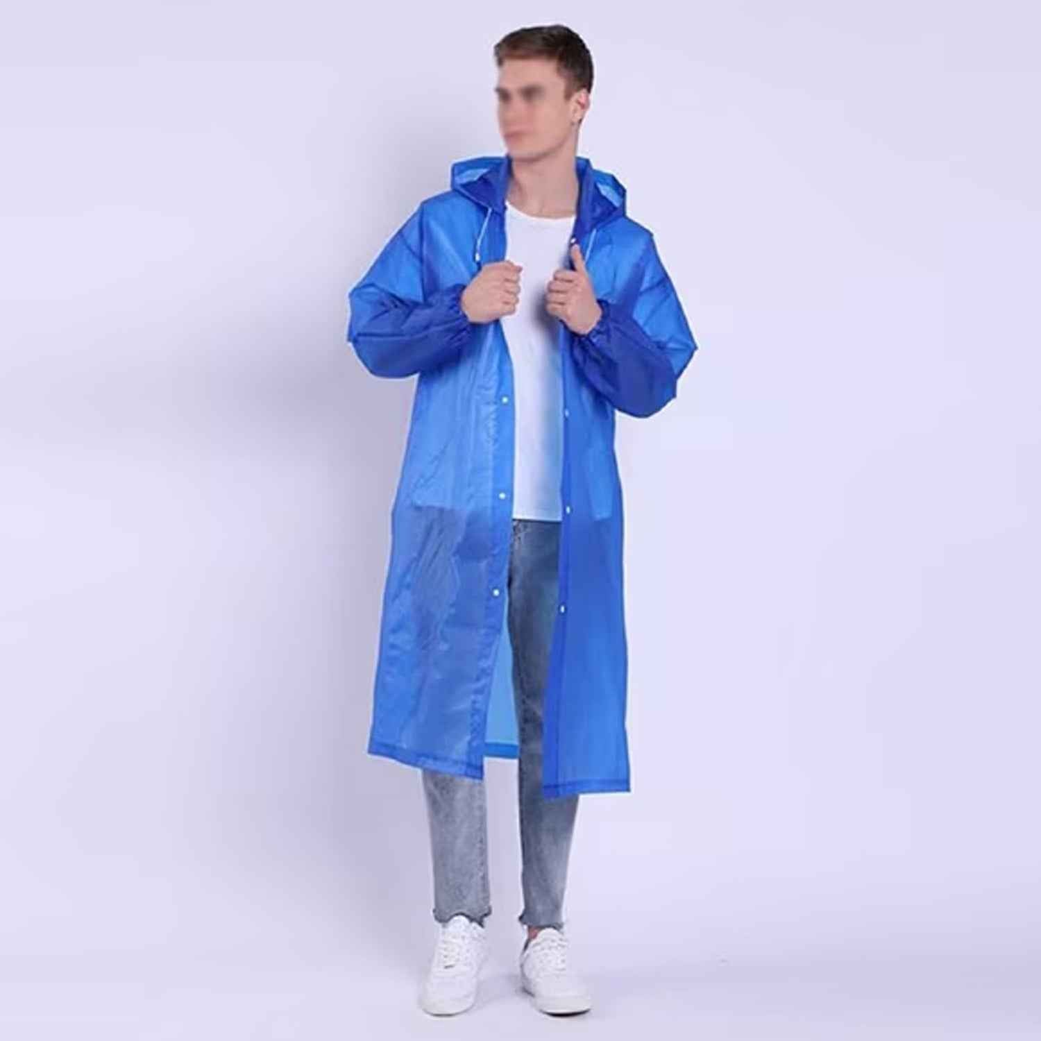 Portable EVA Raincoat – Reusable, Lightweight for Adults & Kids | Packory