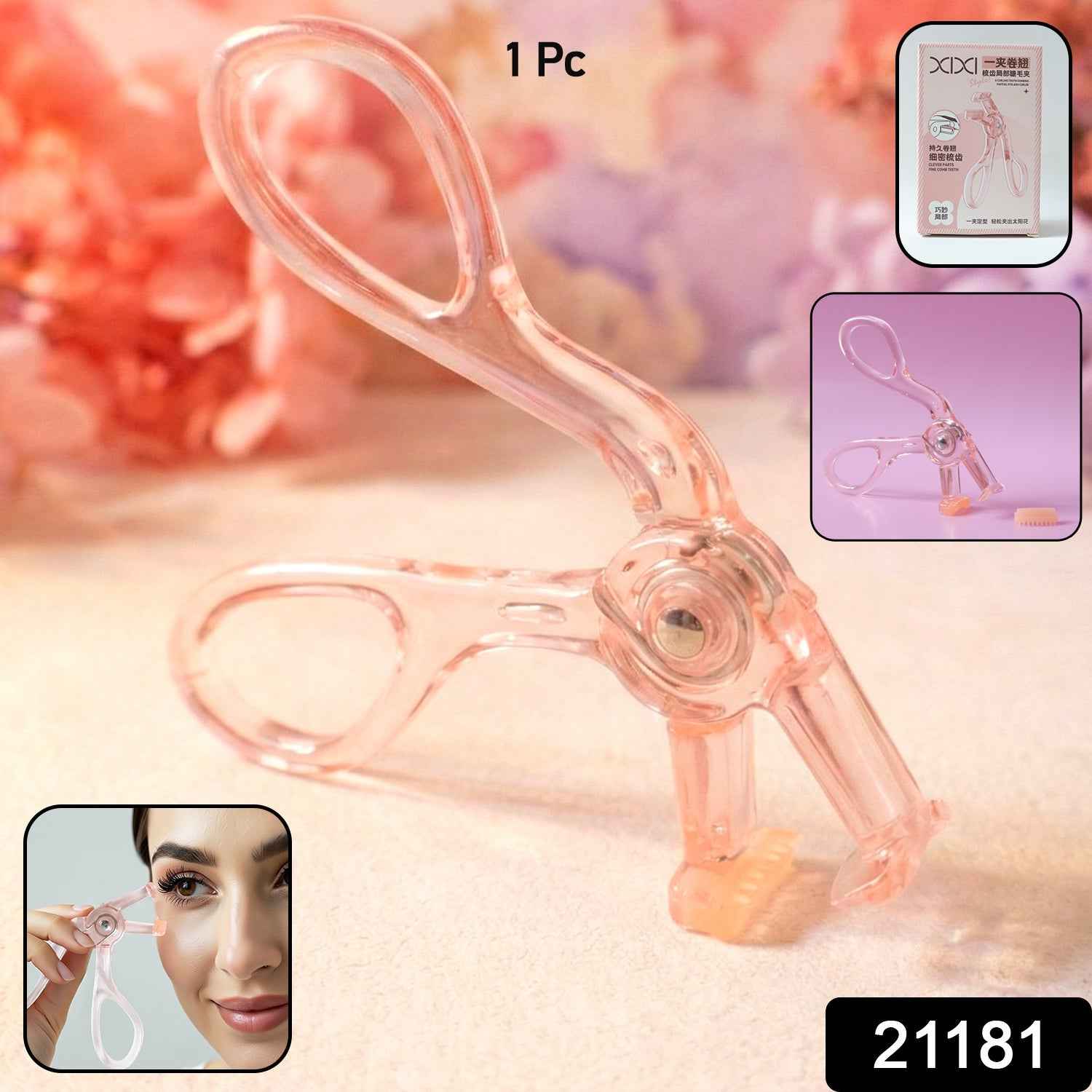 Transparent Eyelash Curler – Gentle Natural Lash Lift