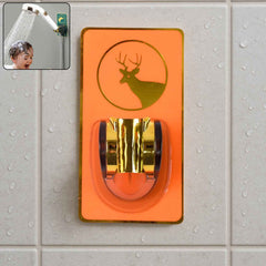 Self-Adhesive Adjustable Shower Head Holder – No-Drill Mount