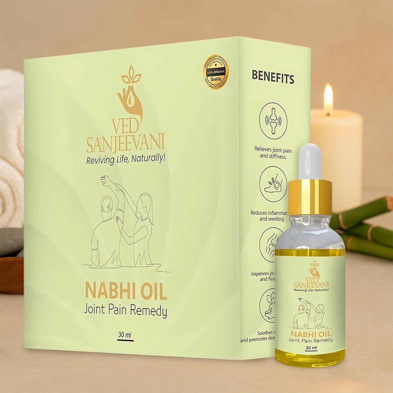 Nabhi Oil – Ayurvedic Joint Pain Relief & Flexibility Booster