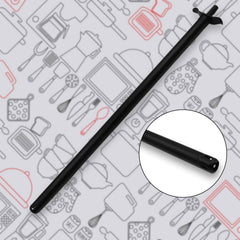 Angled view of the durable 46cm stainless steel gas lighter.