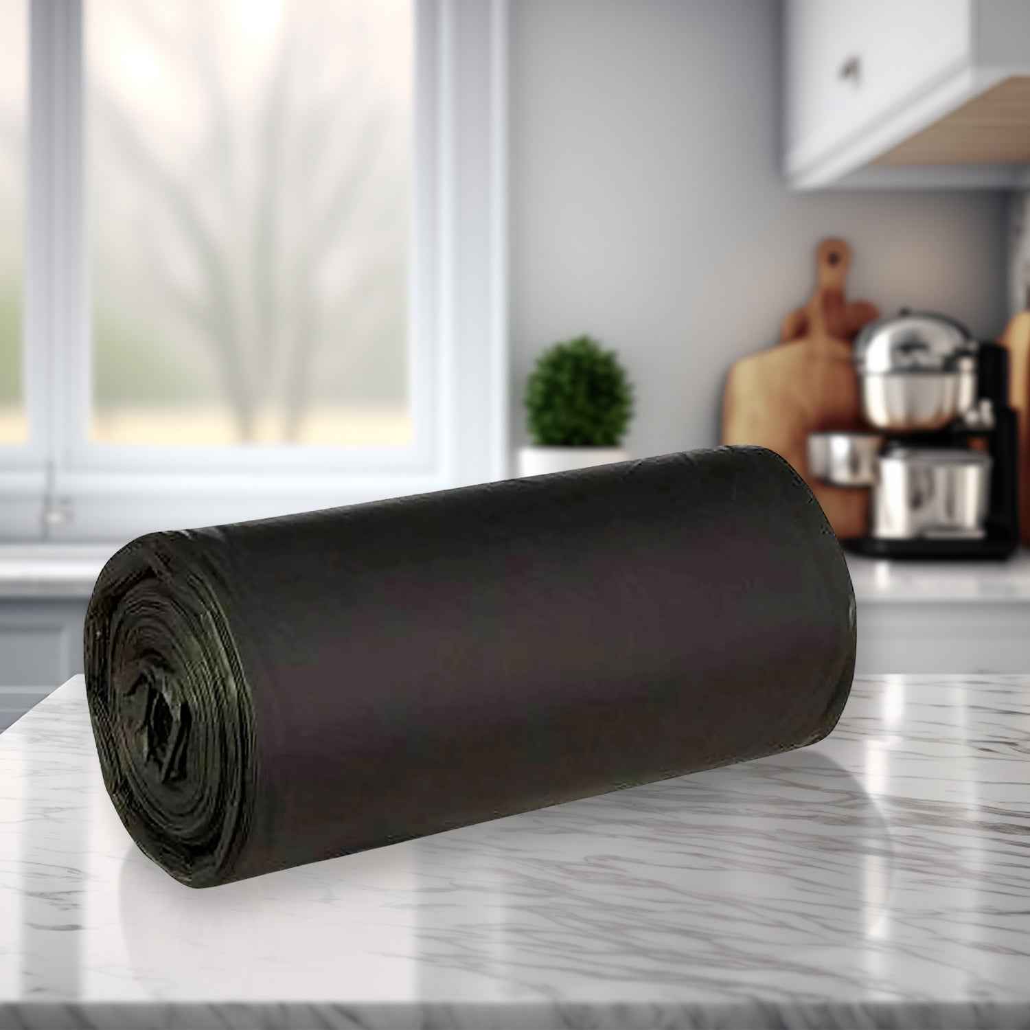 Black Garbage Bags – Durable 45x50cm Dustbin Bags | Organivo