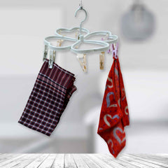 Cloth Drying Rack – Heart Shape with 8 Clips | Mini Bubbles