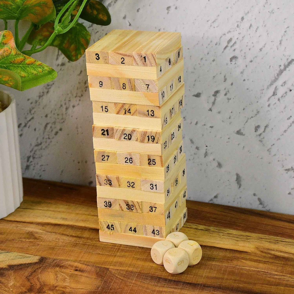 Wooden Stacking Game – Tumbling Tower Fun for Kids | BlissDolly