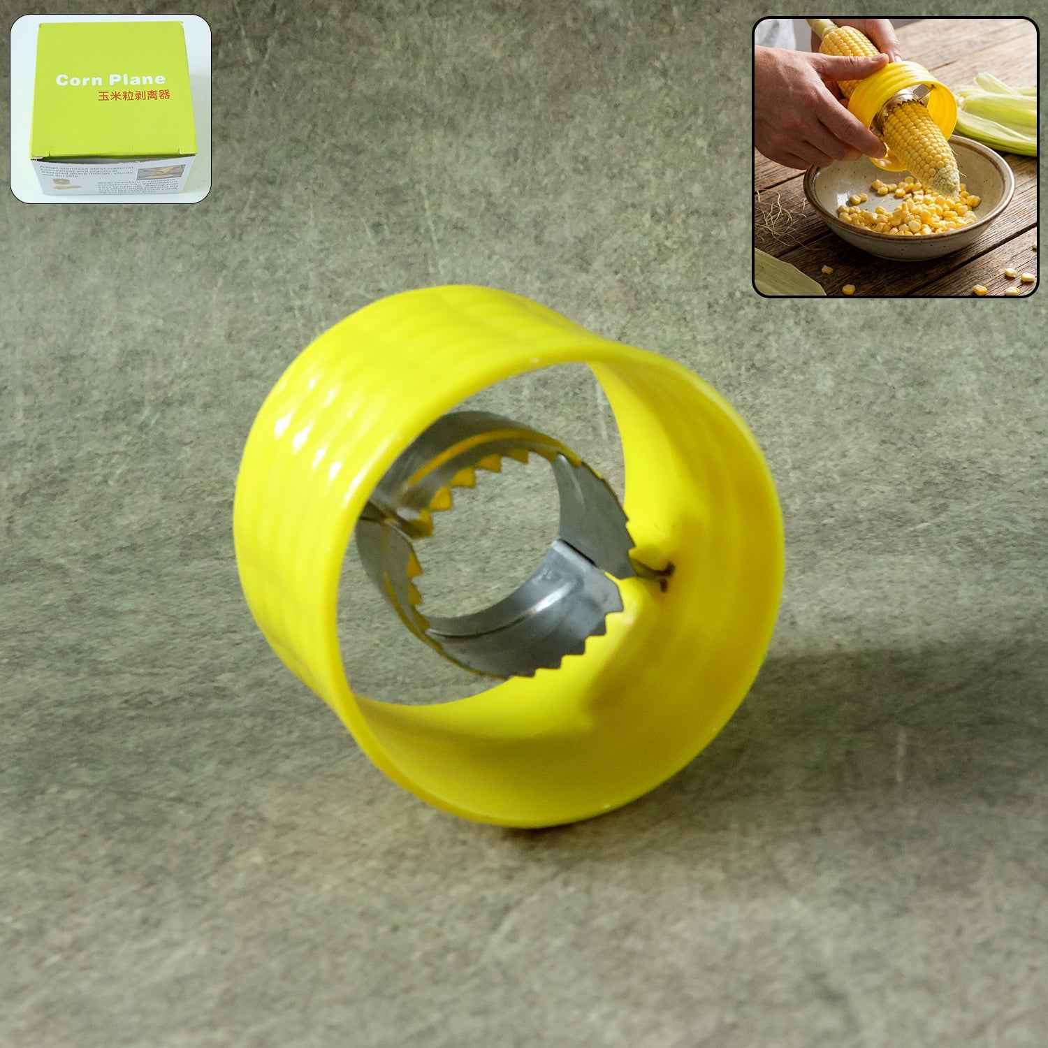 Corn Kernel Stripper – Manual Handheld Tool for Easy De-Kerneling