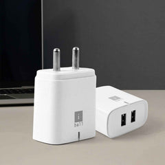 Dual USB Wall Charger 5V/3.1A – Fast & Compact Power Adapter