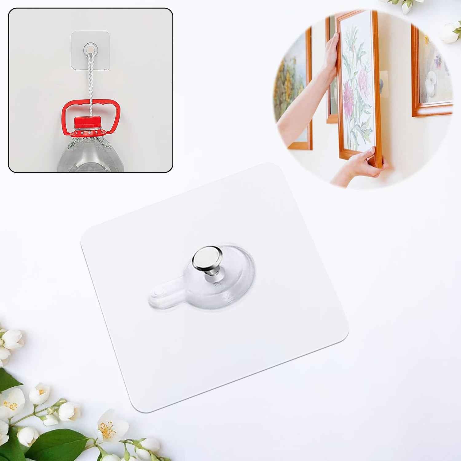 Adhesive Photo Frame Wall Hook – Strong, Damage-Free Hanging