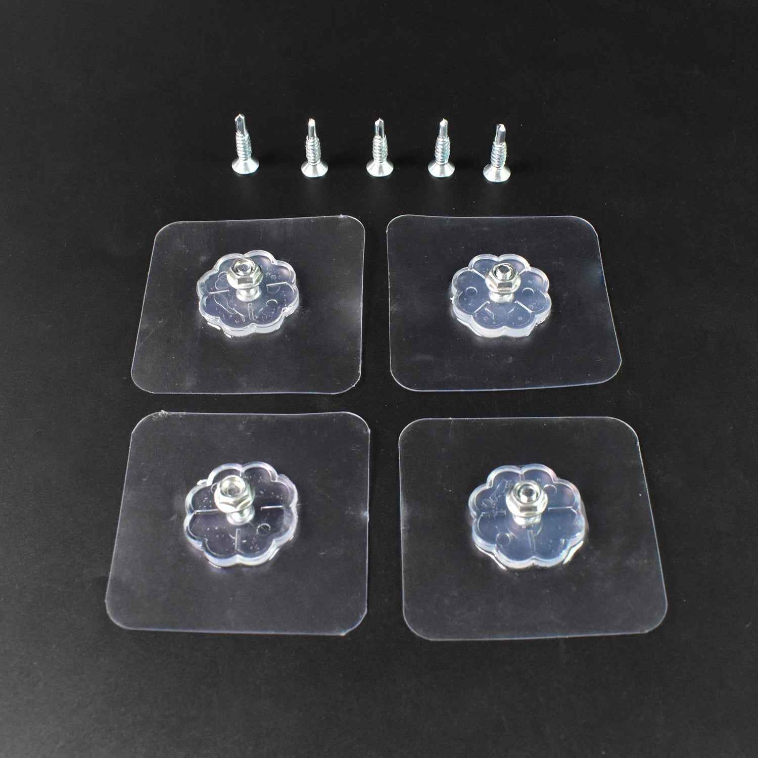 Self Adhesive Hooks – Drill-Free Heavy Duty 4 Pcs Set | GlimmerHome