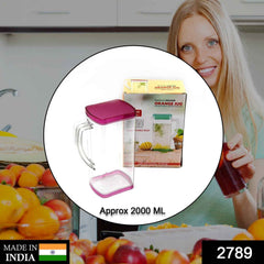 2000ml Plastic Water Jug – Fridge Safe & Durable | Hydrozilla