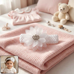 Baby Hair Headband Ð Soft Elastic Floral Crown Accessory